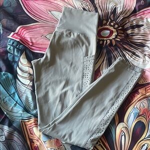 Aerie Gray High-Waisted Leggings